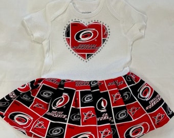 Carolina Hurricanes Inspired Infant Dress