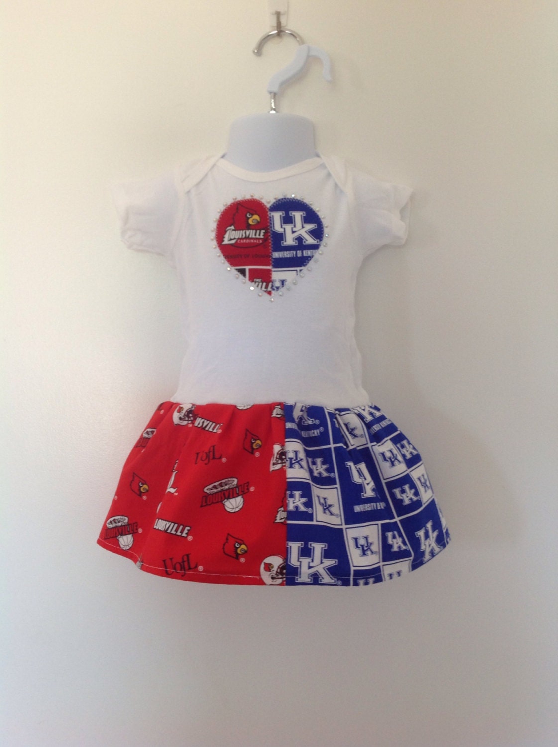 quiltsbykym UK - Louisville Inspired House Divided Infant Dress