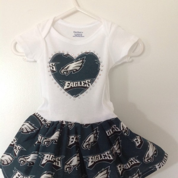 Vestido inspirado en los Philadelphia Eagles