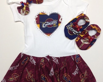 Cleveland Cavaliers Inspired Baby Coming-Home Outfit