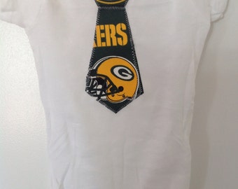 Green Bay Packers Inspired Boys Outfit With Tie