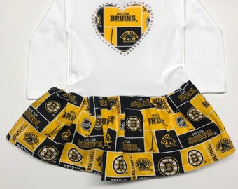 Boston Bruins Inspired Infant Dress