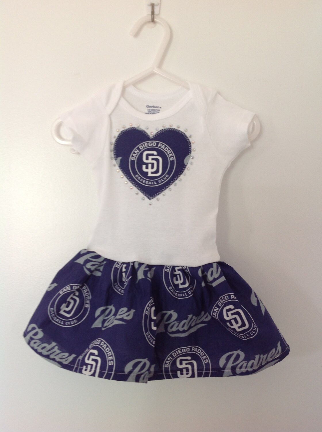 San Diego Padres Inspired Dress Etsy