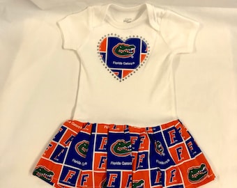 University of Florida Inspired Infant Dress