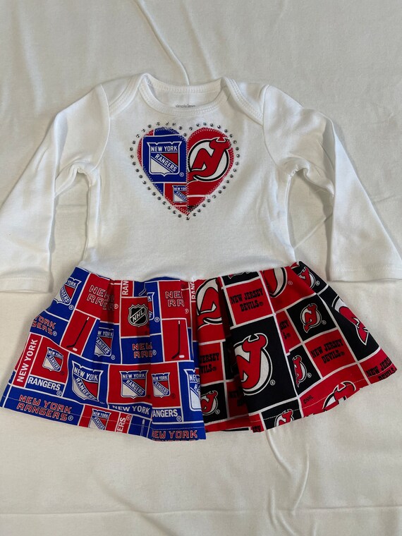 NY Rangers and New Jersey Devils Inspired House Divided Dress