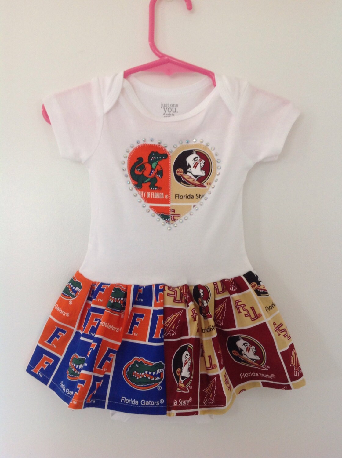 UF - FSU Inspired House Divided  Dress