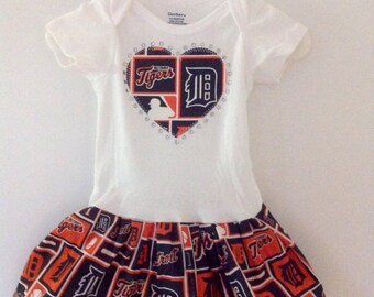 Detroit Tigers  Inspired Dress