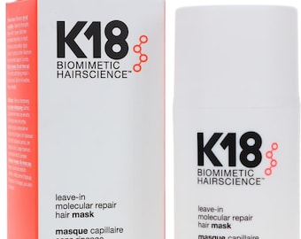 K18 Leave In Molecular Repair Hair Mask 50ml 1.7oz | Biomimetic Hairscience Hair Treatment for Damaged Hair