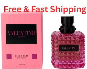 Valentino Donna Born In Roma Coral Fantasy Eau De Parfum para mujer 100 ml (3.4 oz) / Perfume de lujo floral frutal de diseñador en spray /