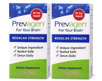 Prevagen Regular Strength 60 Capsules – 2 Pack