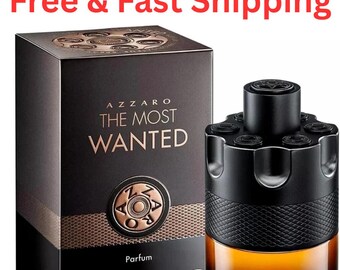 Nuevo perfume Azzaro The Most Wanted Intense de 100 ml para hombre: fragancia de lujo especiada y seductora, aroma duradero para una cita romántica.