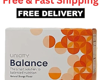 Mezcla para bebida Unicity Unimate sabor naranja / Bebida energética natural de yerba mate / 30 sobres individuales / Bebida para el bienestar diario / Concentración y metabolismo