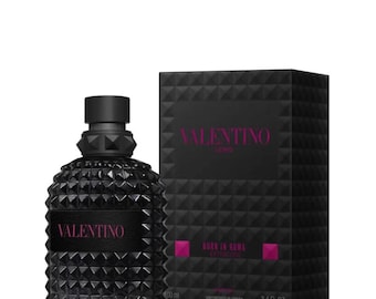 Valentino Uomo Born In Roma Extradose Parfum para hombre 100 ml (3.4 oz) / Perfume de lujo intenso amaderado especiado en spray / Colonia de diseño para hombre