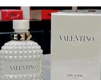 Valentino Uomo Born in Roma Ivory Eau de Toilette Spray para hombre 100 ml – Nueva colonia de lujo de diseñador