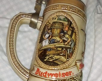 Boccale da birra Budweiser vintage serie C