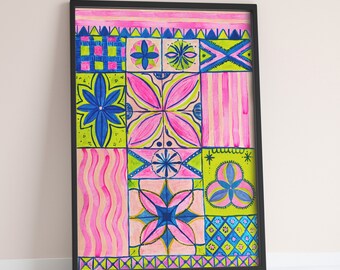 Mosaic Tile Print