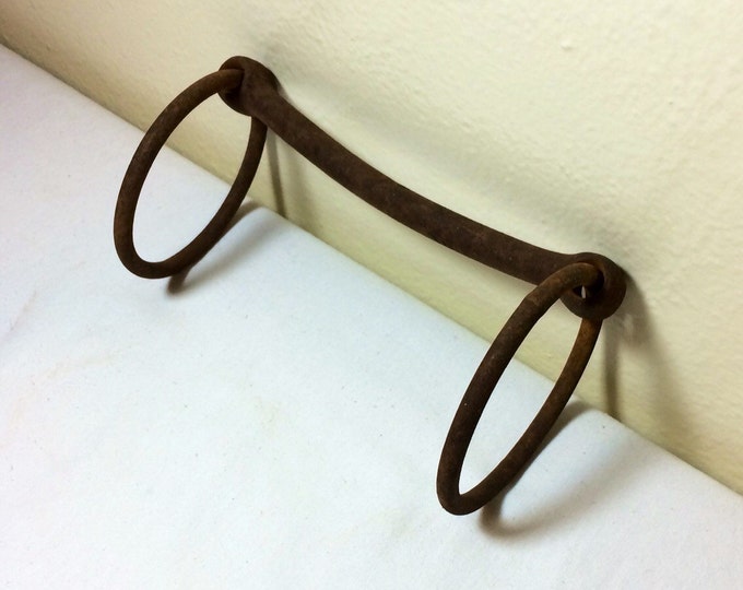 Vintage Horse Bridle Bit Rustic Rusty Western Decor Etsy
