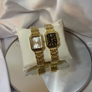 Elegant Women’s Quartz Watch – Sleek Stainless Steel, Timeless Square Design, The Perfect Luxury Gift