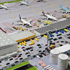 Model Airport Terminal 1/500 - Etsy