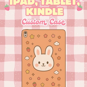 Custom Sanrio Decoden iPad/ Kindle/ Tablet Case
