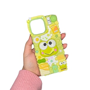 Keroppi Decoden-telefoonhoesje voor elk telefoonmodel iPhone/Android