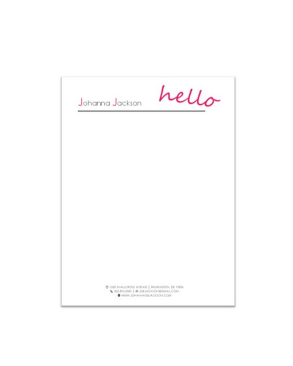 personal letterhead letterhead personal