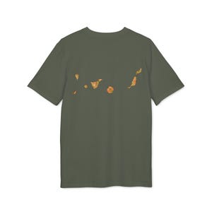 Kanarische Inseln Landkarte T-Shirt - Retro Reise-Grafik-T-Shirt