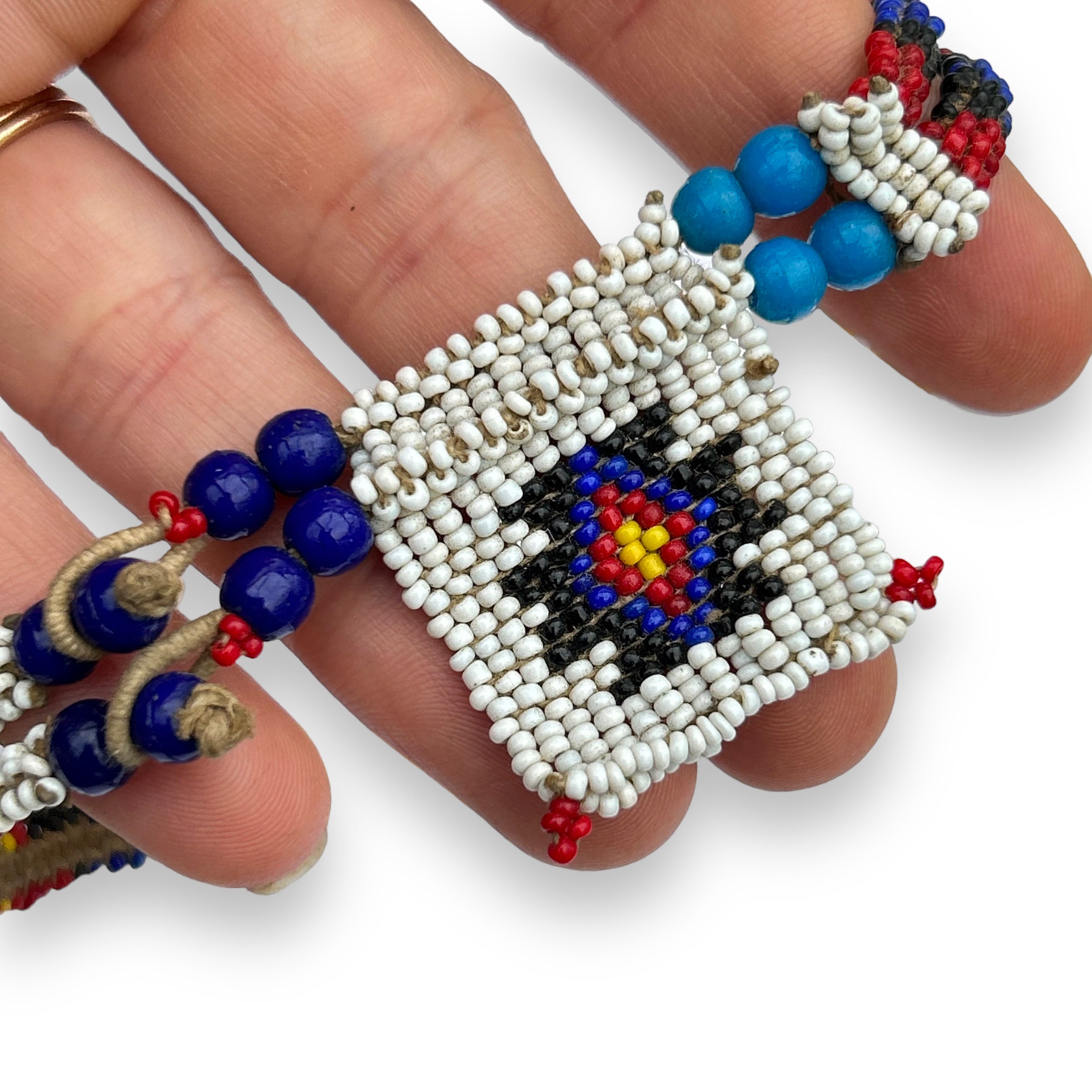 Antique African Tribal Zulu Bead Work Love Letter Necklace Collection ...