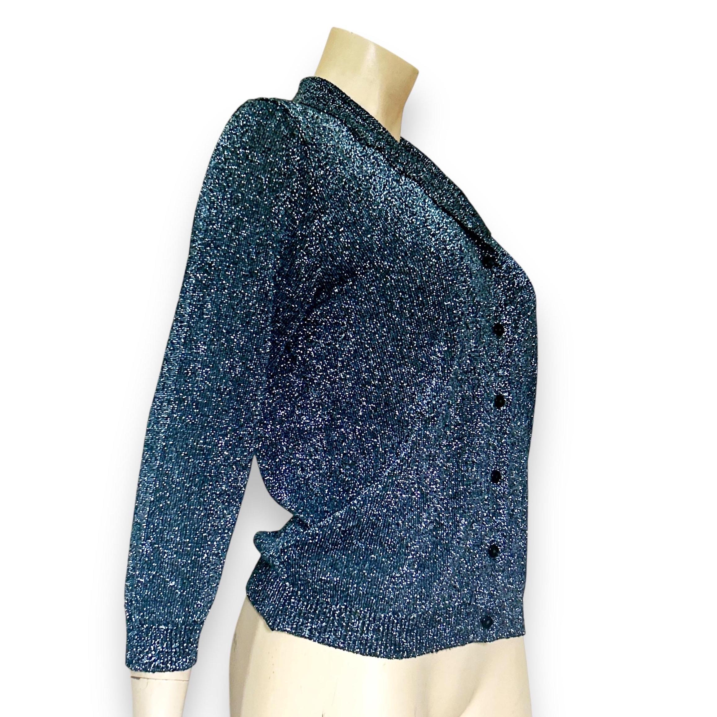 【60's〜70's bpc】\"Award cardigan\" VTG 70s BPC Bristol Award Cardigan Sweater Mens Small Blue