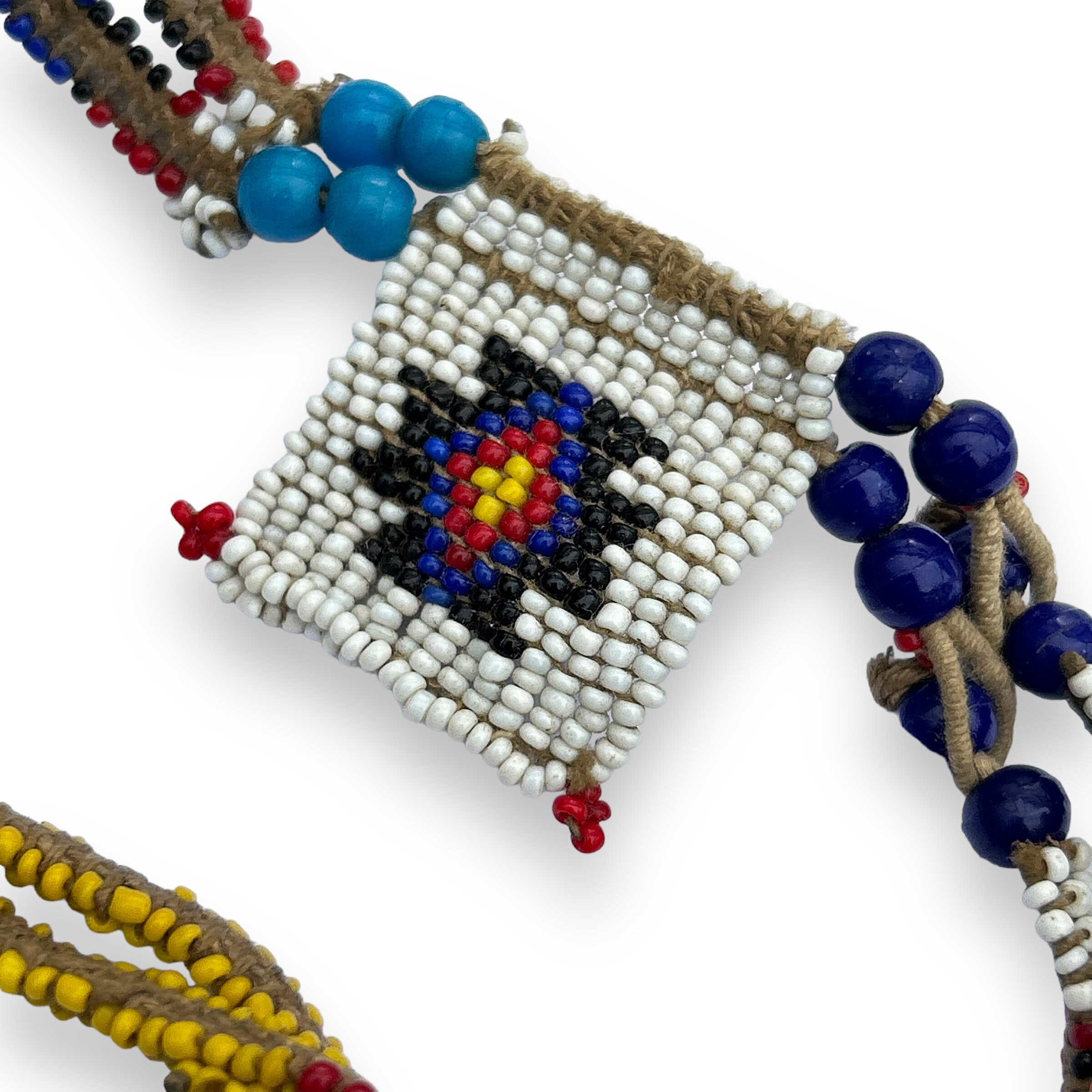 Antique African Tribal Zulu Bead Work Love Letter Necklace Collection ...