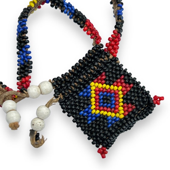 Antique African Tribal Zulu Bead Work Love Letter Nec… - Gem