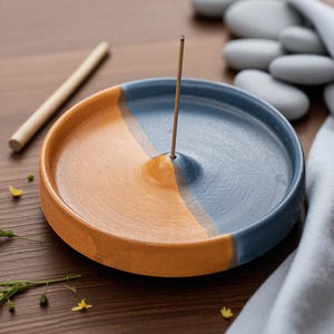 Handmade Ceramic Incense Holder: Minimalist Home Decor, Aromatherapy Burner