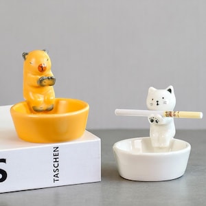 Handmade Ceramic Ashtray: Artistic Desk Decor, Smoker Gift