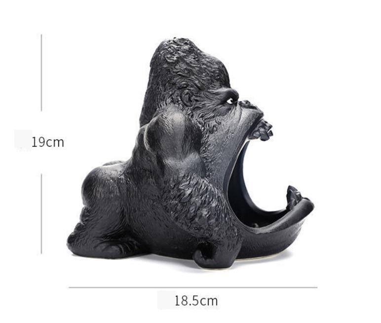 Gorilla King Kong Resin Ashtray – Unique Decorative Cigar & Weed Ashtray For Home
