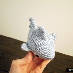 Chum the Shark PDF Crochet Amigurumi Pattern image 4