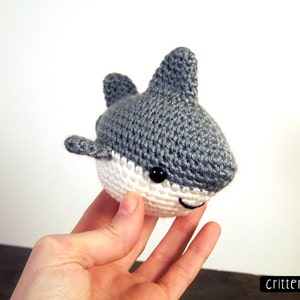 Chum the Shark PDF Crochet Amigurumi Pattern image 2