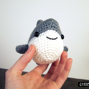 Chum the Shark PDF Crochet Amigurumi Pattern image 3