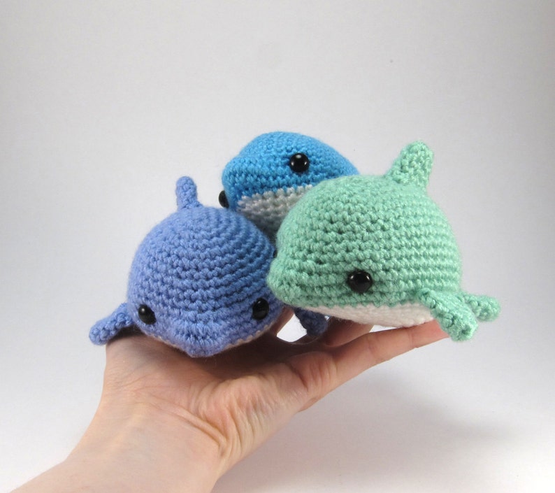 Pearl the Dolphin PDF Crochet Amigurumi Pattern zdjęcie 2