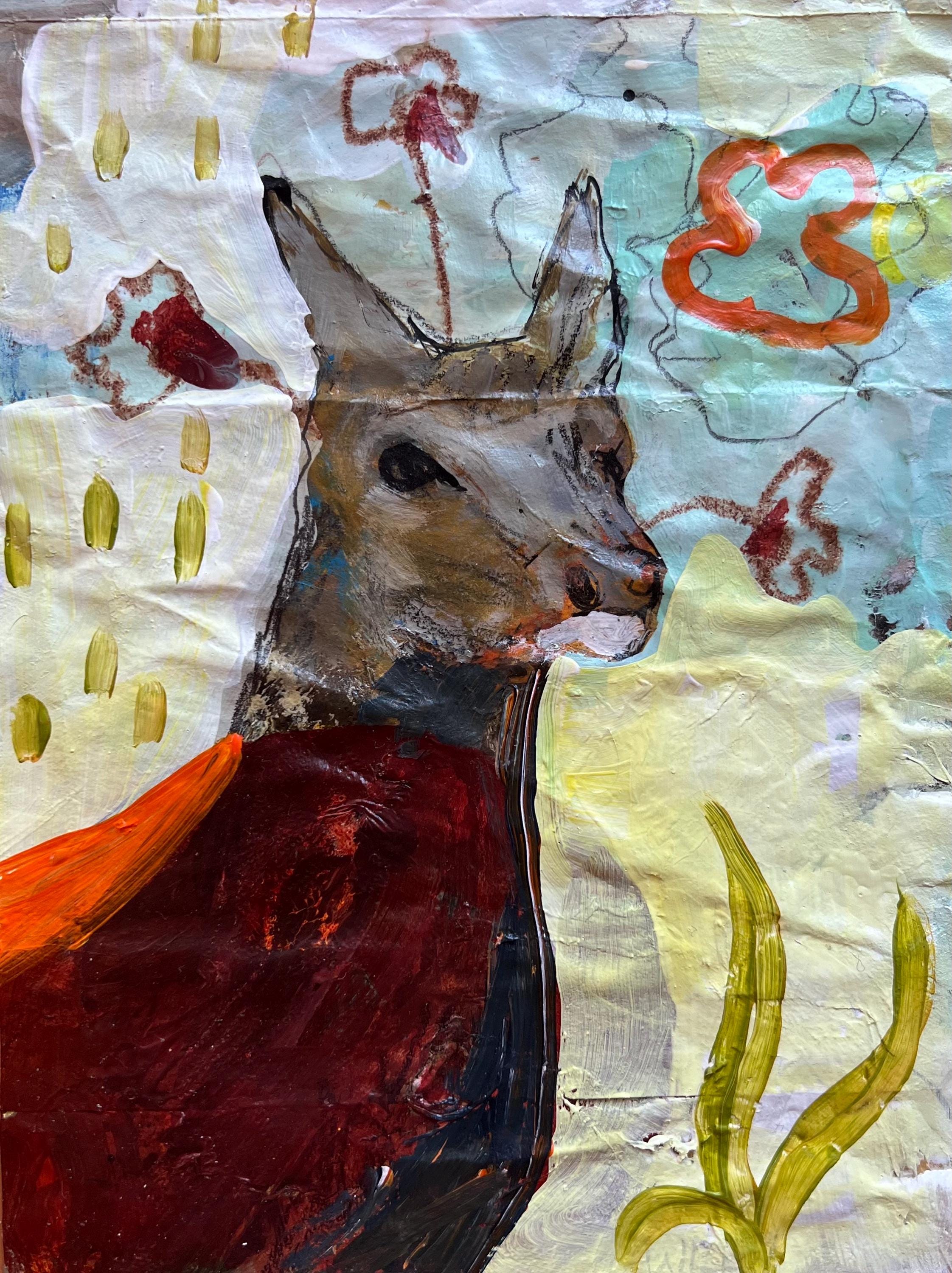 Acrlic Mixed Media on Paper “Adorned”