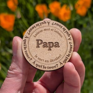 ¿De quién es el turno? Juego de lanzamiento de moneda para nuevos padres o compañeros de piso: regalo ideal para parejas, hermanos, mamá y papá.