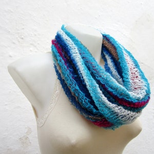 Infinity Cowl,Knit Cowl Scarf,infinity Scarf,Circle Scarf image 1