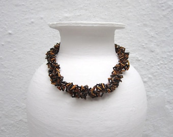 Crochet Jewelry, Beaded Necklaces, Crochet Necklace, Crochet Bead Work