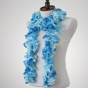 Rüschenschal, Strickschal, Rüschenschal, Salsaschal, Geschenk für Frauen
