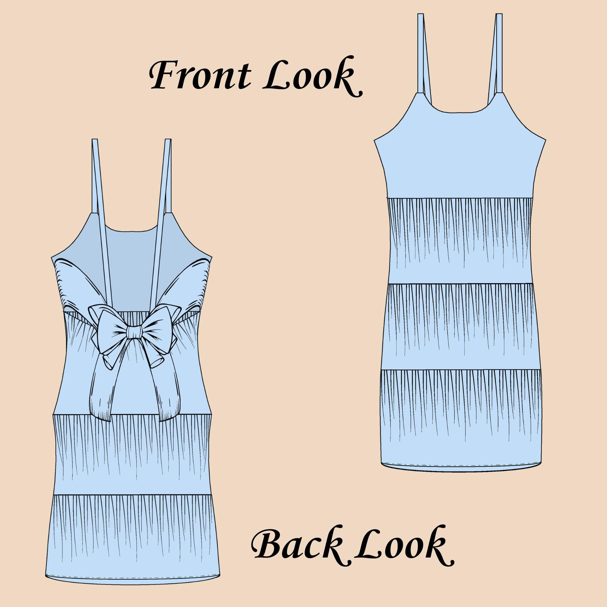Backless Summer Sewing Pattern