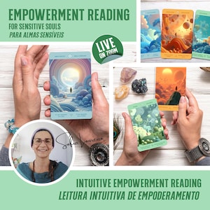 Lecture de cartes d'autonomisation en direct - Séance intuitive, personnes sensibles, FSS, empathes, soutien pour les émotions, carrière, relation, lecture zoom
