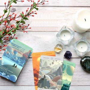 Sensitivity and Empathy Cards - HSP, Empath, Oracle, Affirmation, Personal Growth, Mindfulness, Empowerment, Sensitive, Cartas PAS, Empata