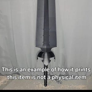 Asta&#39;s Demon-Dweller Sword STL File: Black Clover Cosplay Prop (Digital Download)