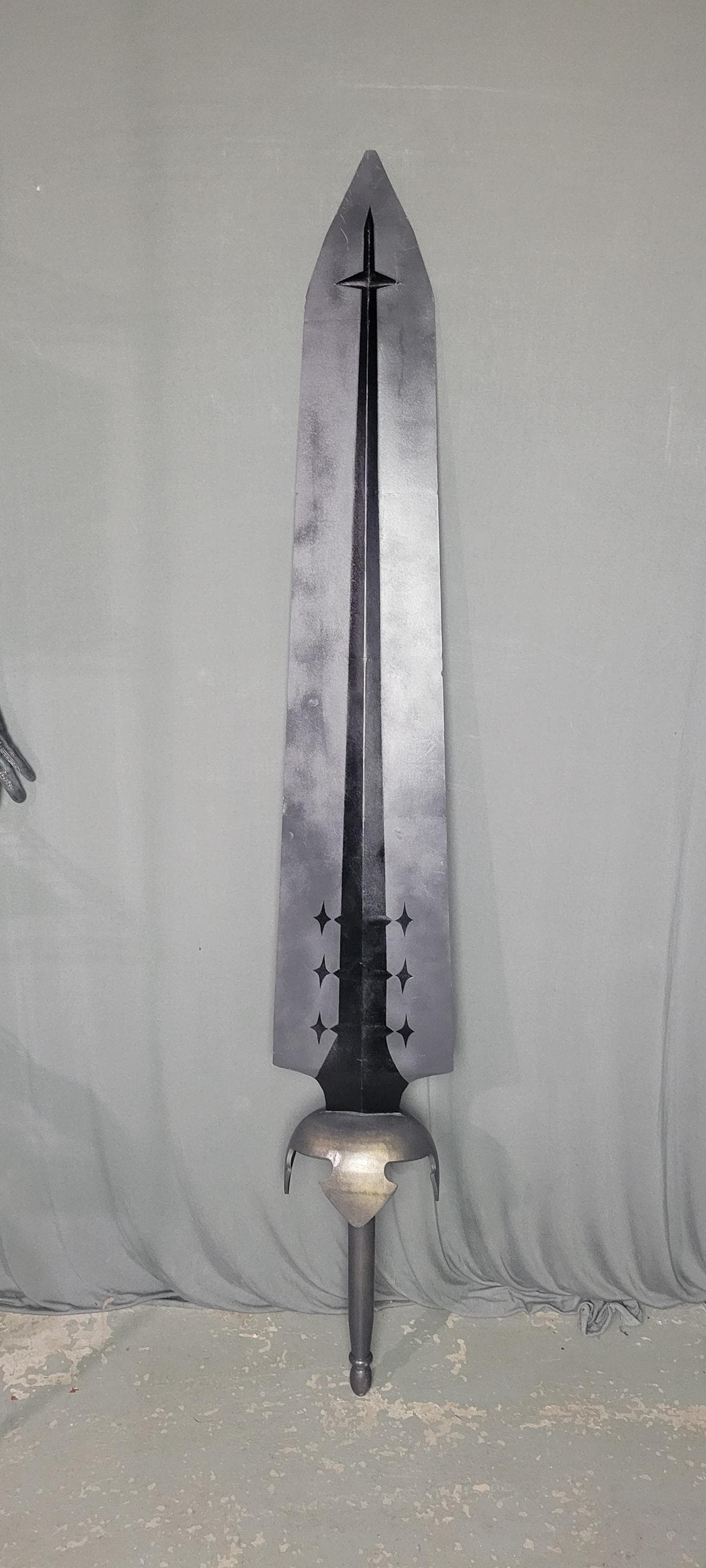 Full-Sized Asta Demon Dweller Sword | Black Clover Cosplay Prop | Handcrafted Anime Replica | Convention-Ready Sword | Asta Cosplay Weapon