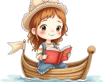 Literatur- und Buchliebhaber PNG Clipart - Mädchen, Lesen, Boot, 547 DPI (transparenter Hintergrund), persönliche und kommerzielle Nutzung