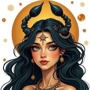 Clipart PNG Déesse du Zodiaque - Signe Astrologique Scorpion, Résolution: 529 DPI (Fond Transparent), Horoscope/Astrologie, Art ésotérique